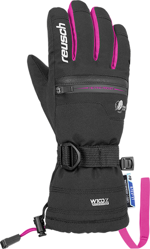 Reusch Luis R-TEX® XT Junior 4961243 7720 black pink front